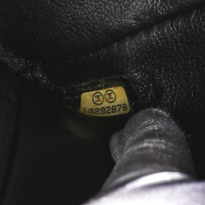 Exclusive Chanel Black Quilted Caviar Maxi Single Flap — Alternate View 10