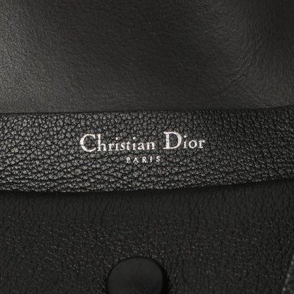Exclusive Christian Dior Black Grained Calfskin Large Open Bar Tote — Alternate View 9