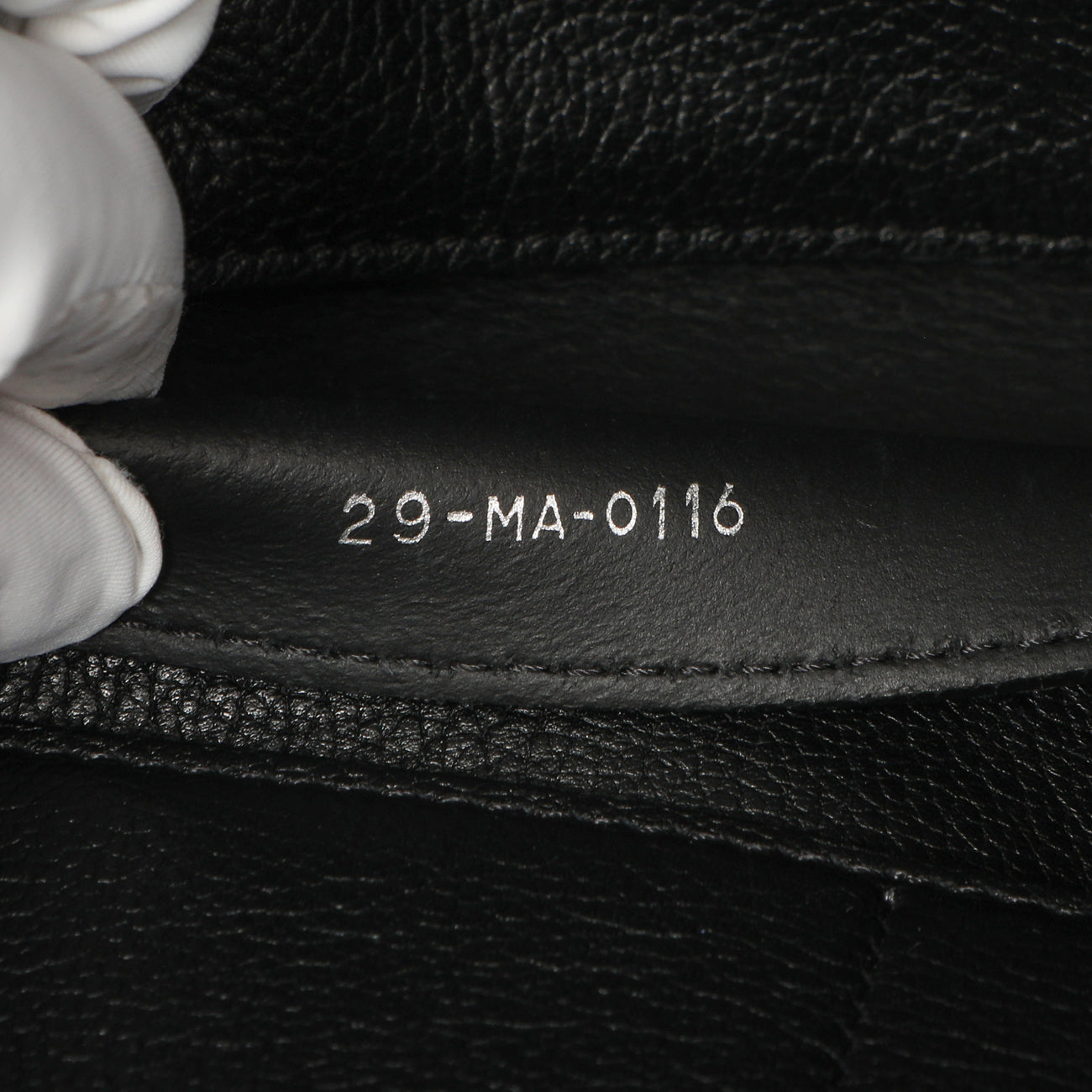 Exclusive Christian Dior Black Grained Calfskin Large Open Bar Tote — Alternate View 10