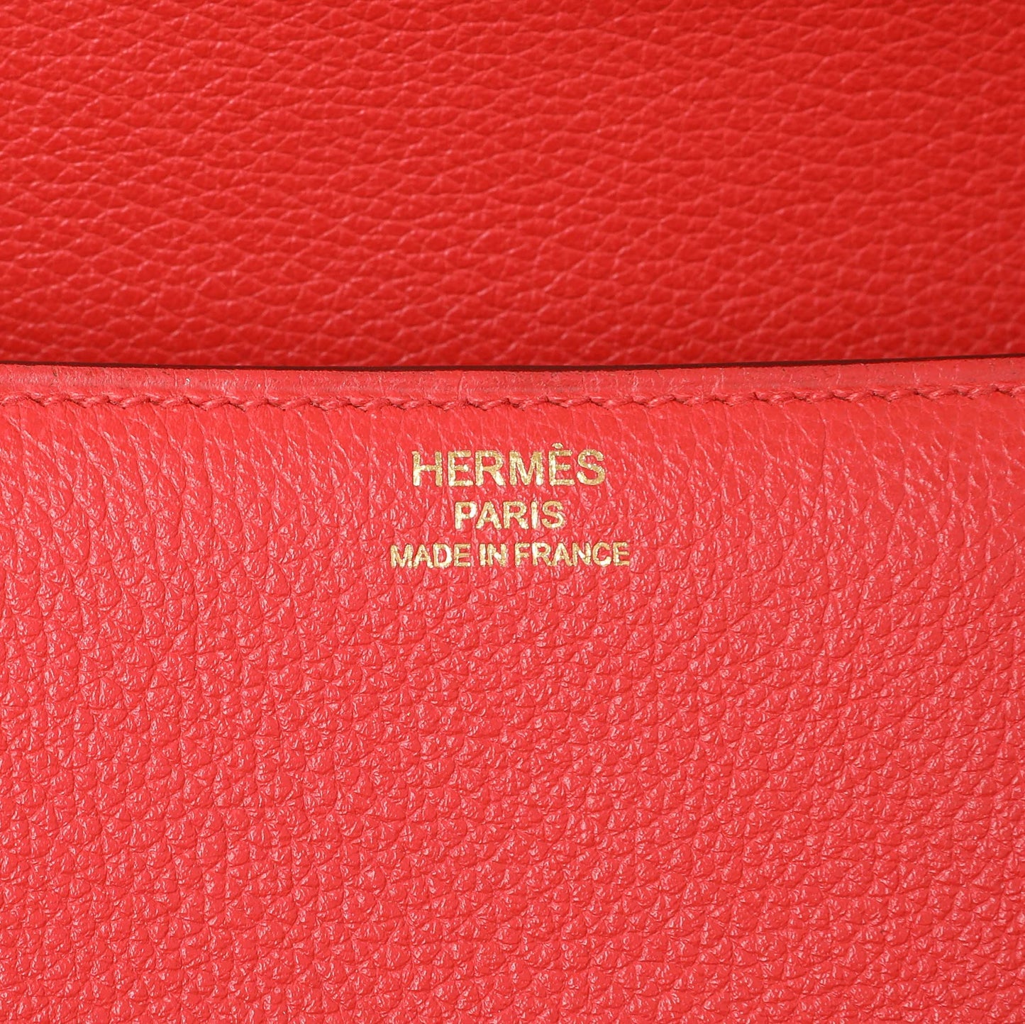 Exclusive Hermes Rouge Tomate Evercolor Cherche Midi 18 — Alternate View 9