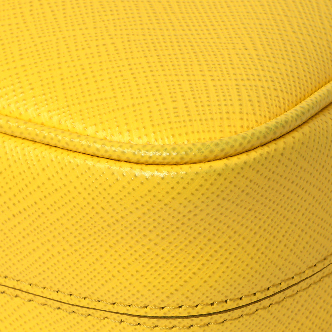 Exclusive Prada Yellow Saffiano Re-Edition 2005 Shoulder Bag — Alternate View 8