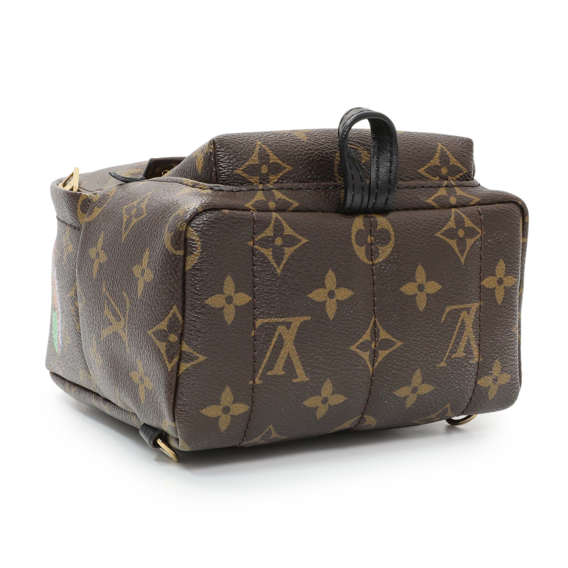 Exclusive Louis Vuitton Monogram My World Tour Palm Springs Backpack Mini — Top View
