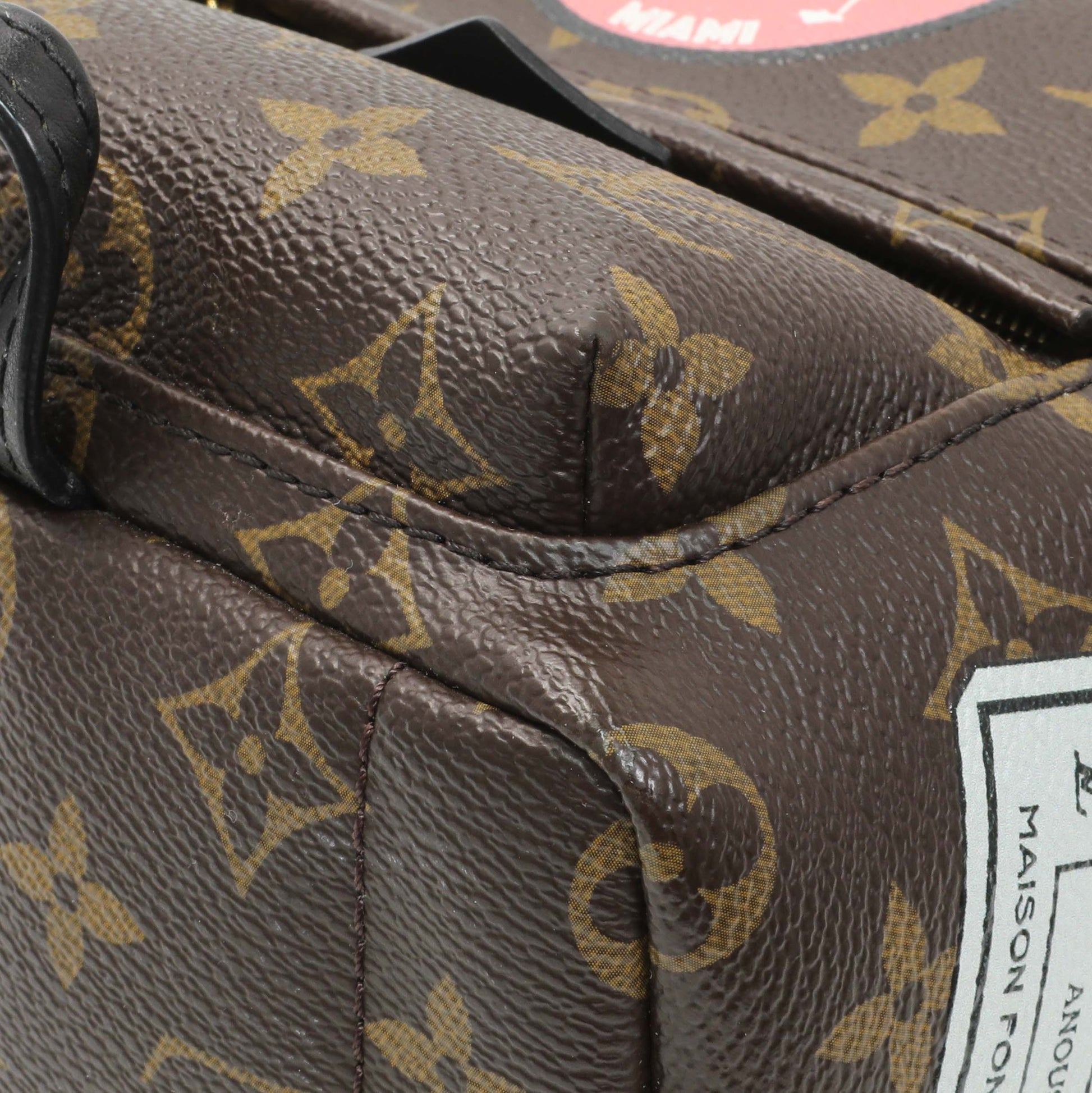 Exclusive Louis Vuitton Monogram My World Tour Palm Springs Backpack Mini — Lifestyle View