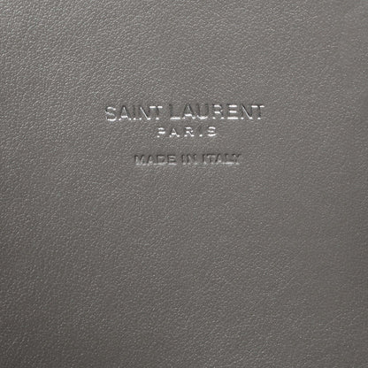 Exclusive Saint Laurent Grey Calfskin Crocodile Embossed Nano Sac De Jour — Alternate View 9