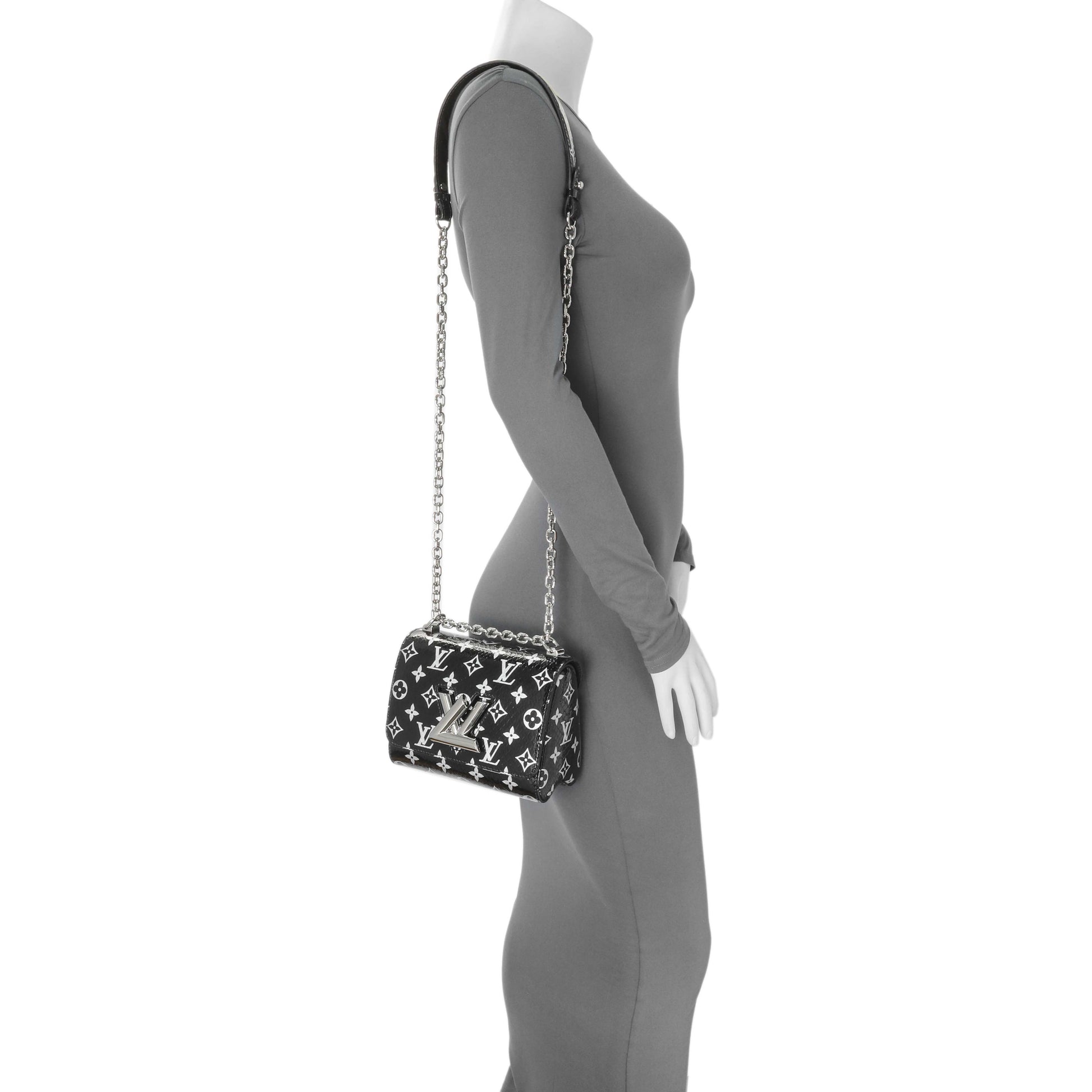 Exclusive Louis Vuitton Monogram Coated Python Twist PM — Alternate View 11
