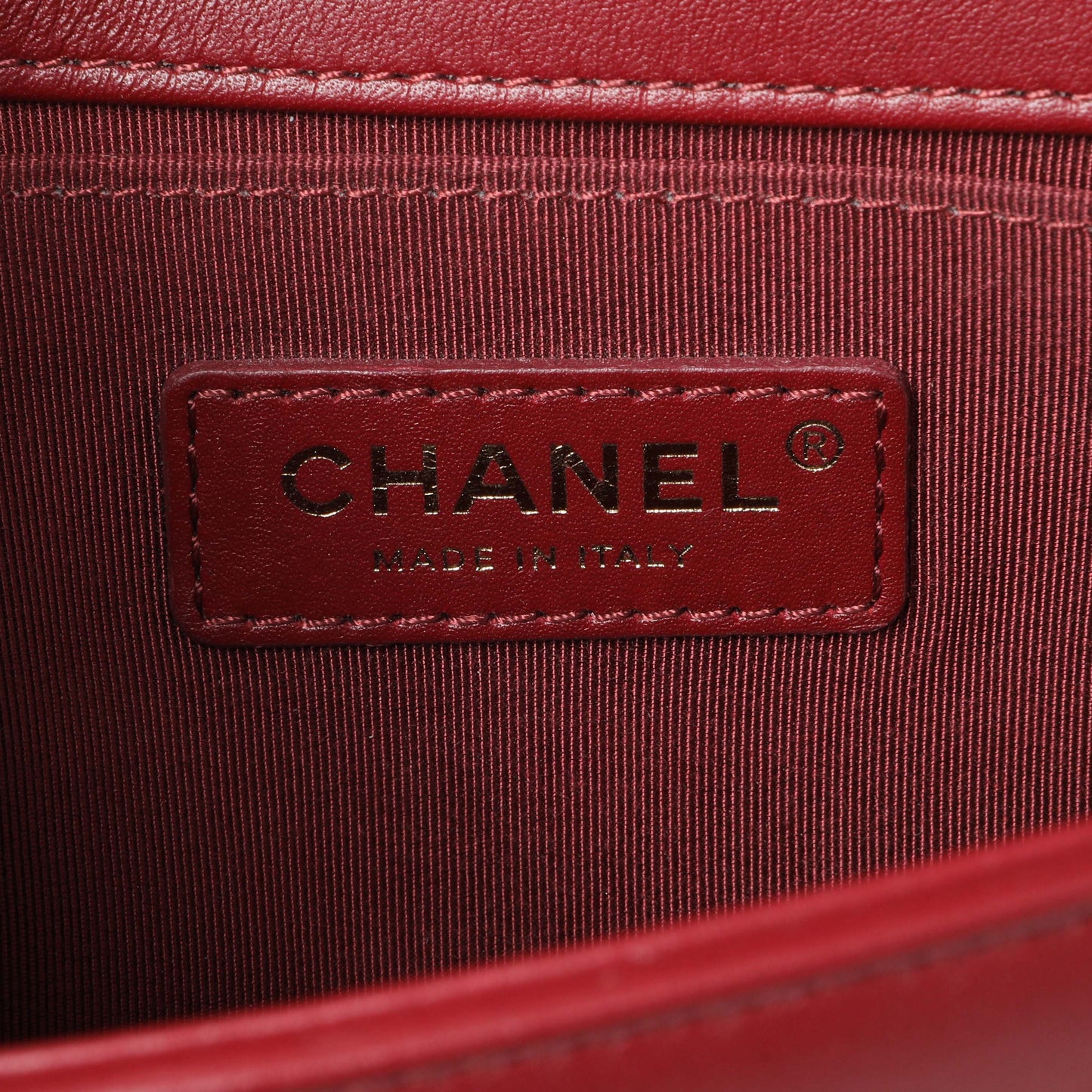 Exclusive Chanel Burgundy Quilted Calfskin Small Boy Flap — Alternate View 10