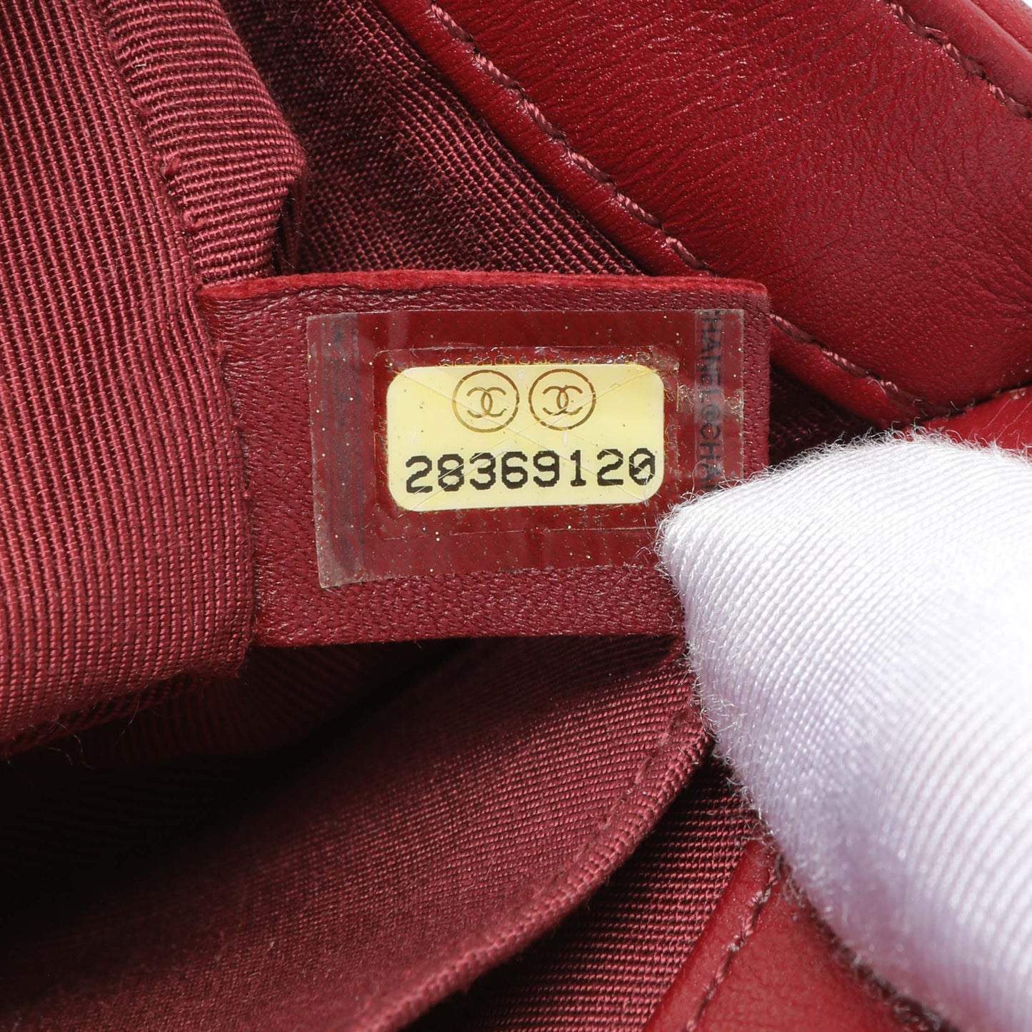 Exclusive Chanel Burgundy Quilted Calfskin Small Boy Flap — Alternate View 11