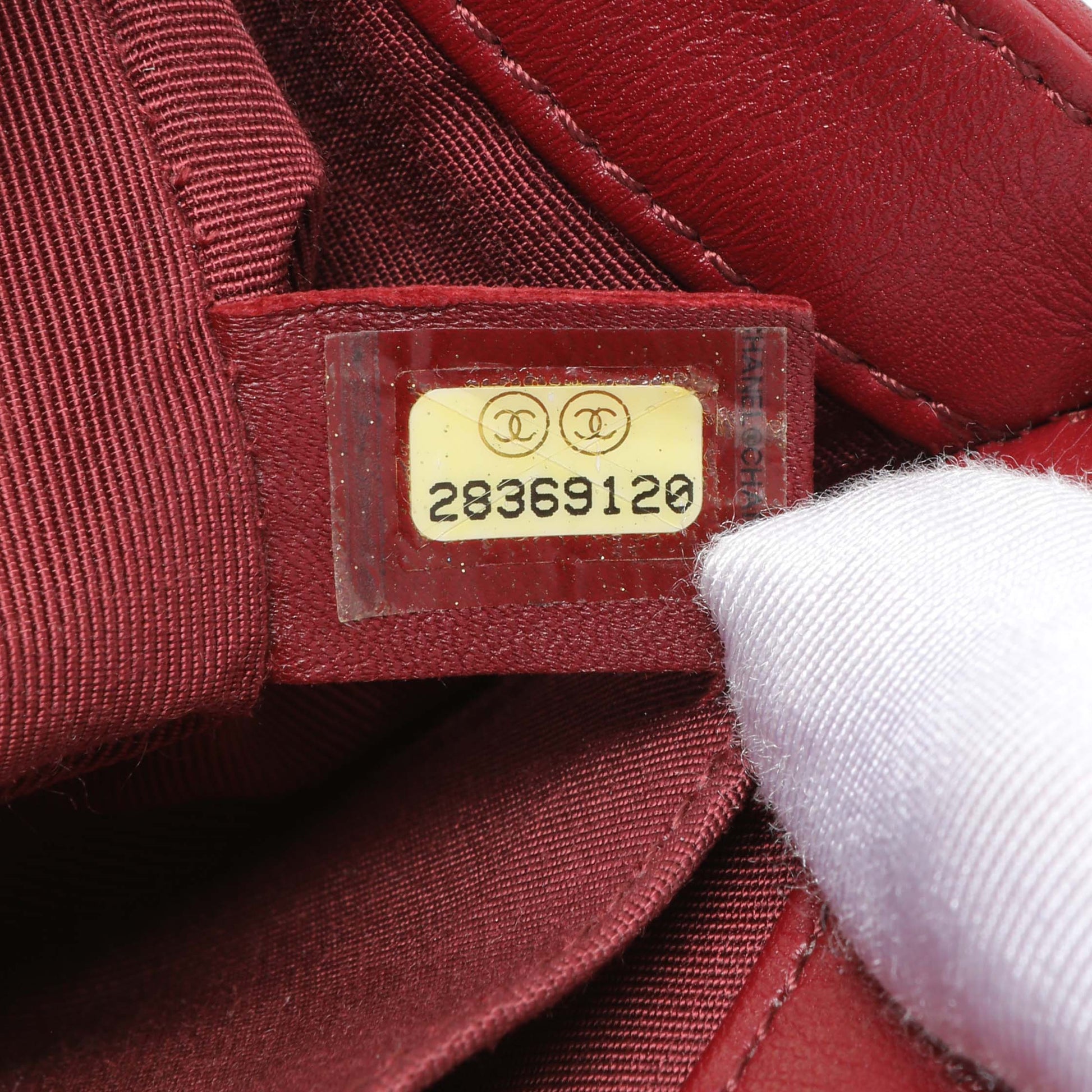 Exclusive Chanel Burgundy Quilted Calfskin Small Boy Flap — Alternate View 11