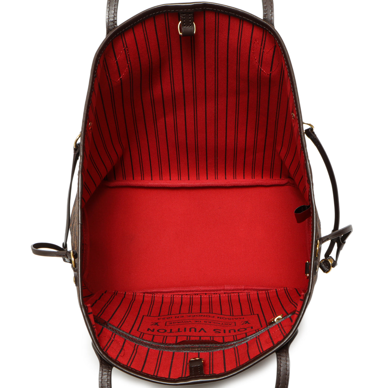 Exclusive Louis Vuitton Damier Ebene Neverfull MM — Alternate View 8