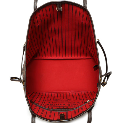 Exclusive Louis Vuitton Damier Ebene Neverfull MM — Alternate View 8