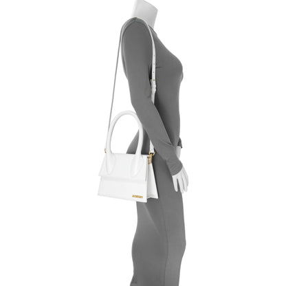 Exclusive Jacquemus White Smooth Calfskin Le Grand Chiquito — Alternate View 10