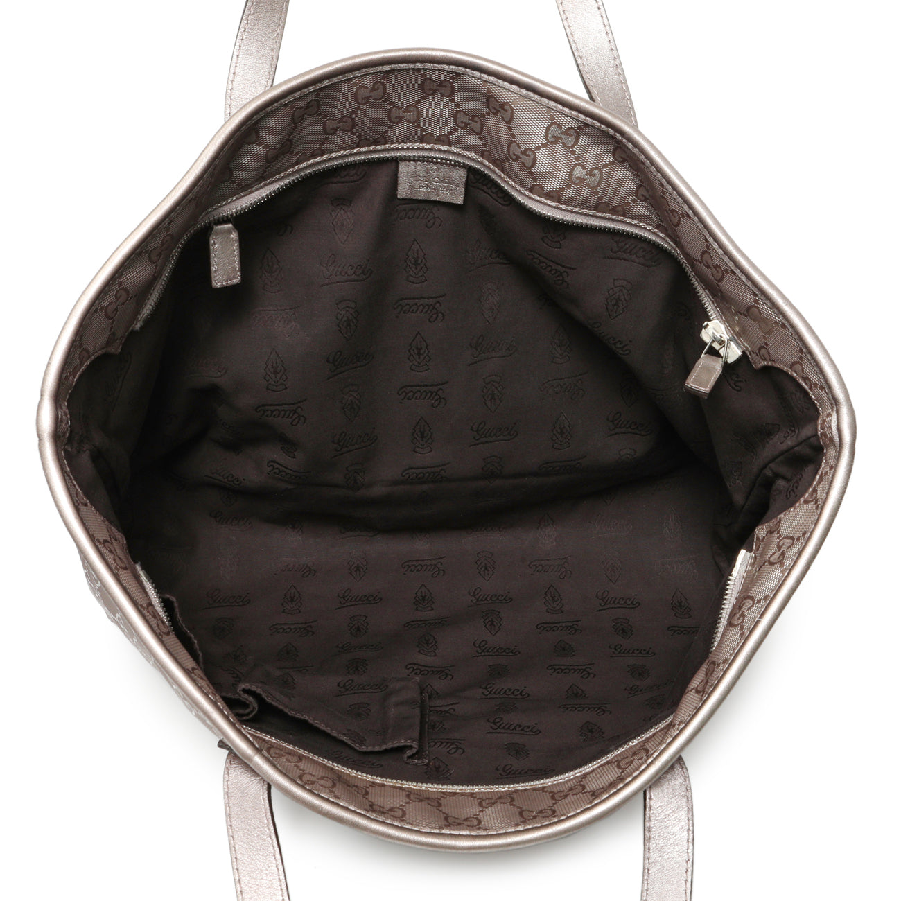 Exclusive Gucci Mauve Imprime Monogram Zipped Tote — Alternate View 8