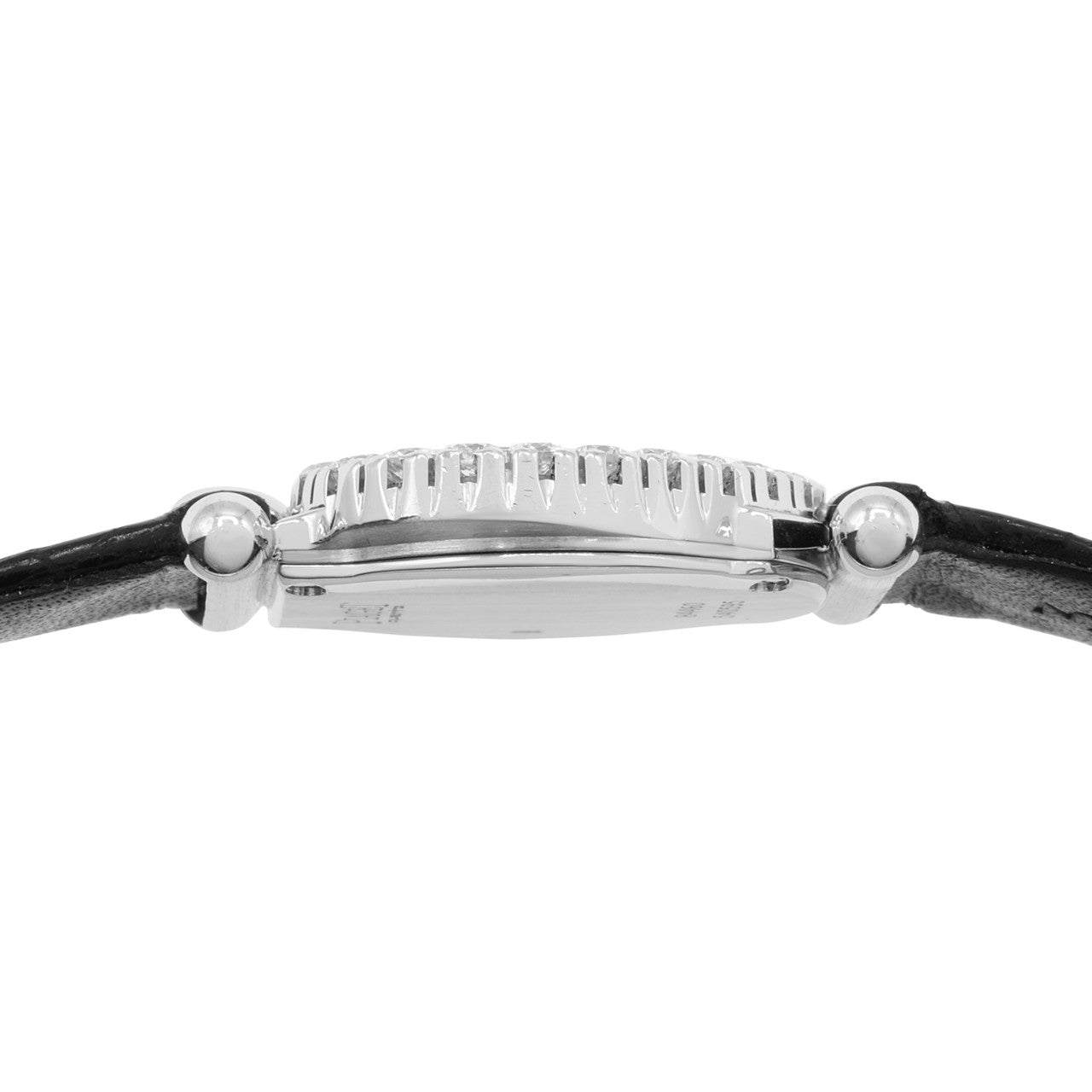 Exclusive Piaget 18K White Gold Diamond Heart Quartz Watch — Back View