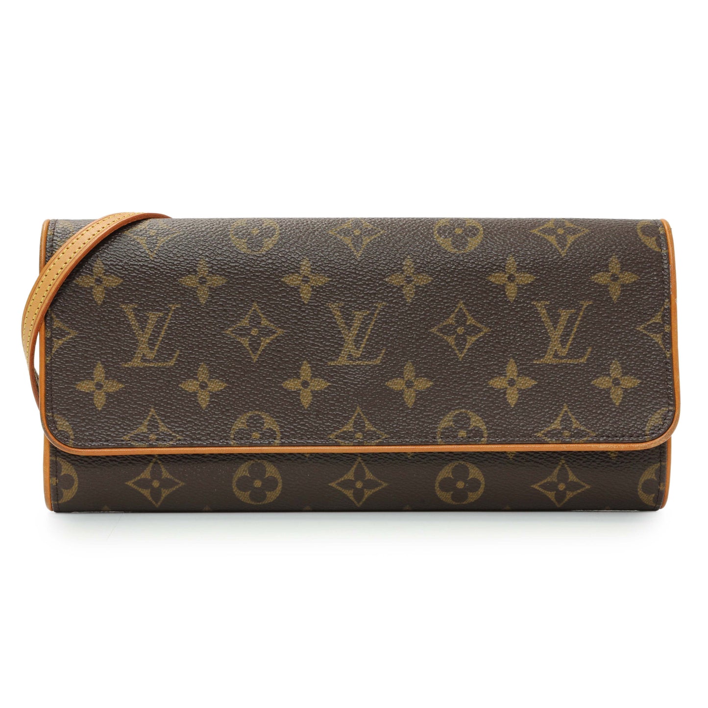 Exclusive Louis Vuitton Monogram Pochette Twin GM — Front View