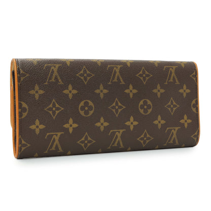 Exclusive Louis Vuitton Monogram Pochette Twin GM — Side View