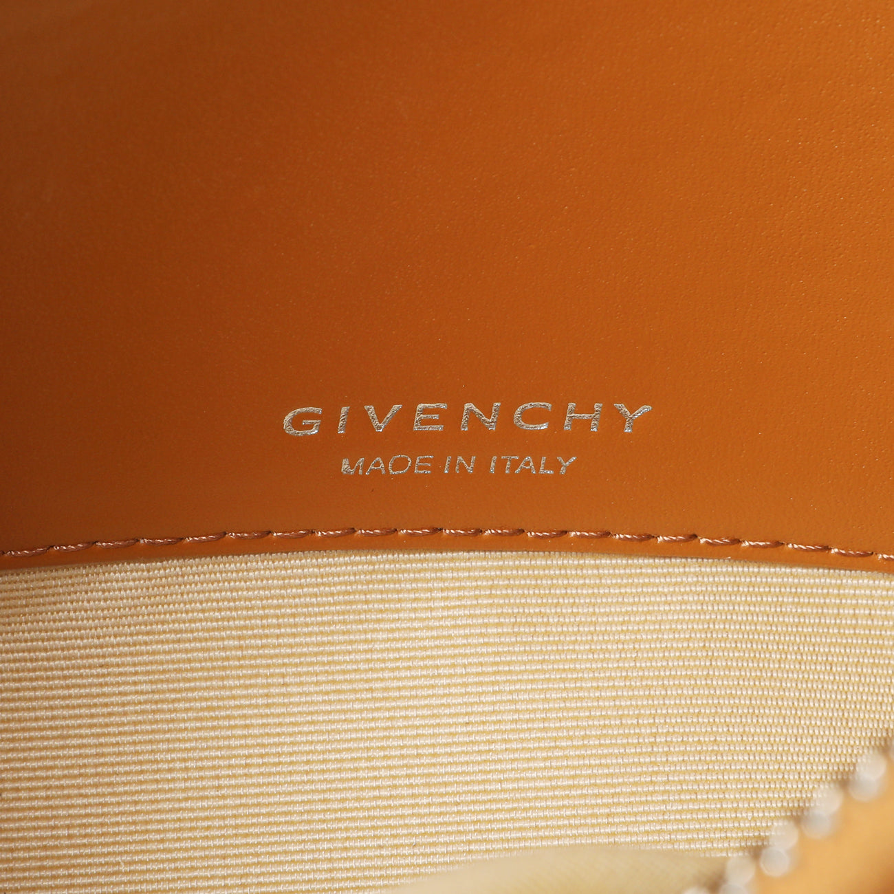 Exclusive Givenchy Tan Calfskin Antigona XS — Detail View