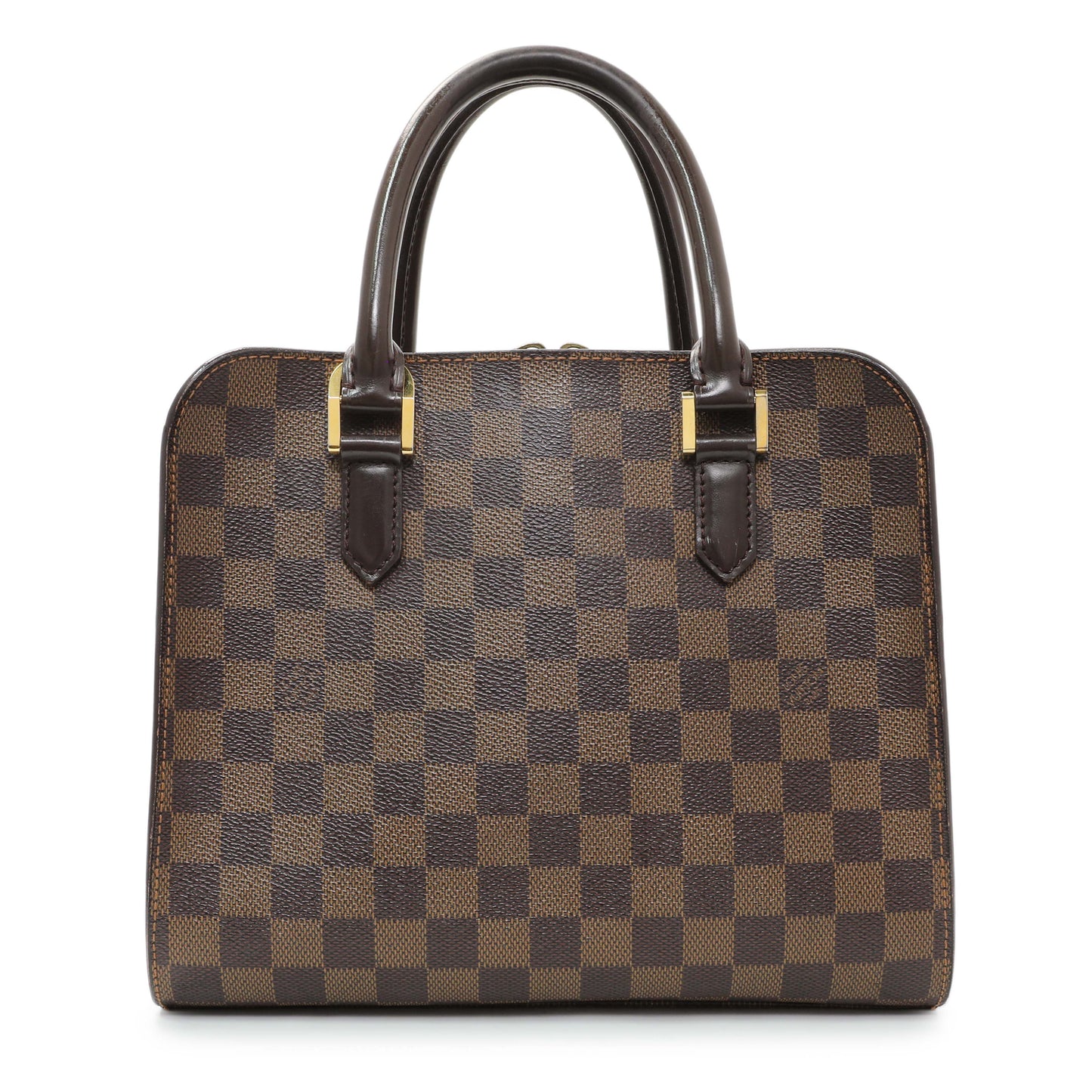 Exclusive Louis Vuitton Damier Ebene Triana Bag — Front View