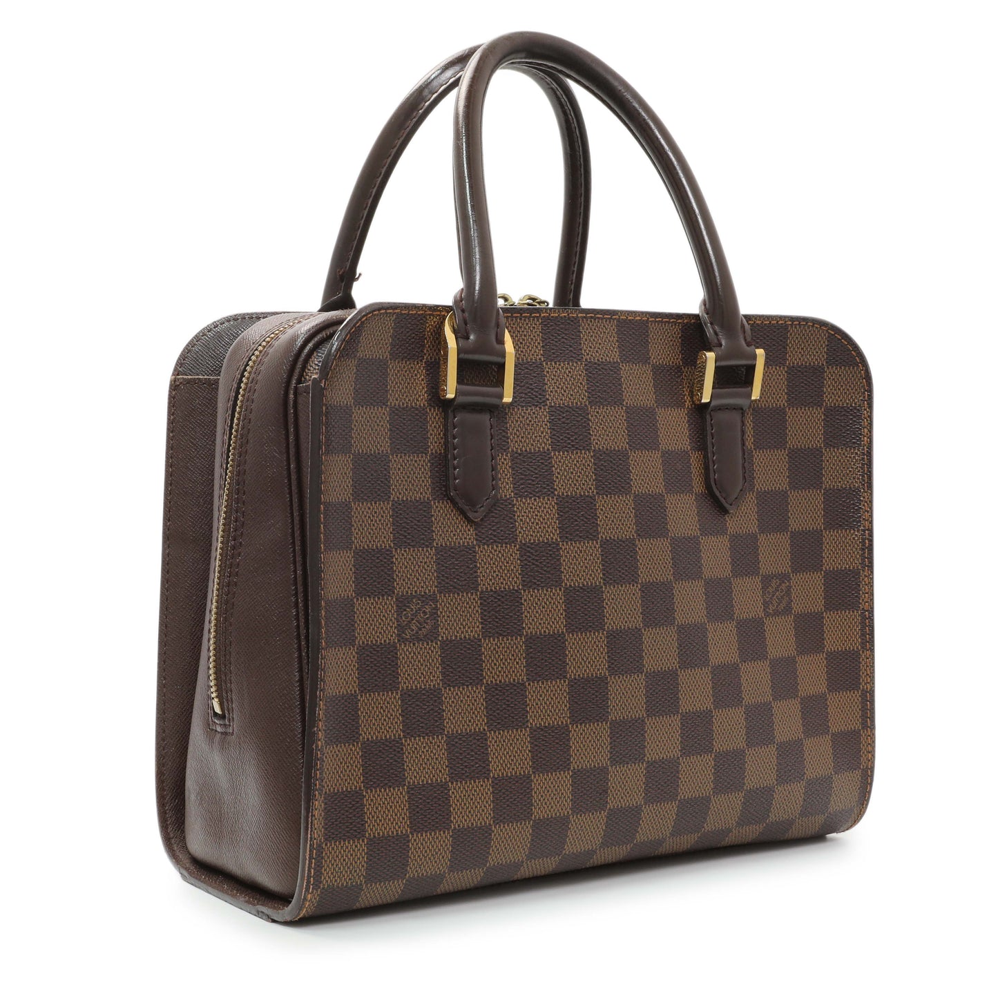 Exclusive Louis Vuitton Damier Ebene Triana Bag — Side View