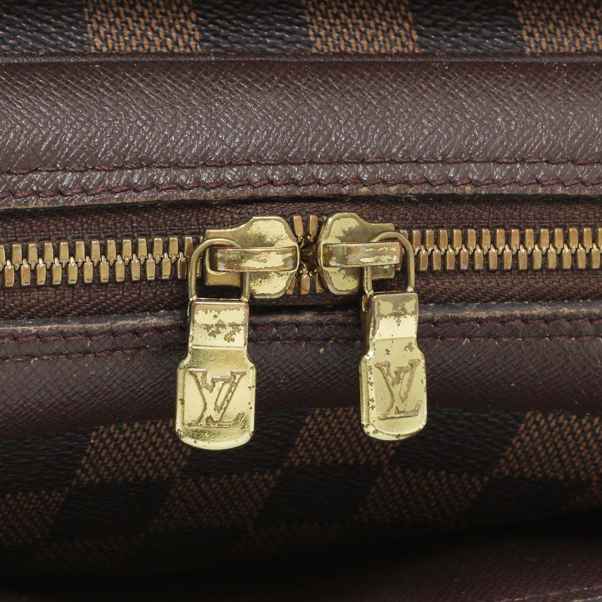Exclusive Louis Vuitton Damier Ebene Triana Bag — Alternate View 7