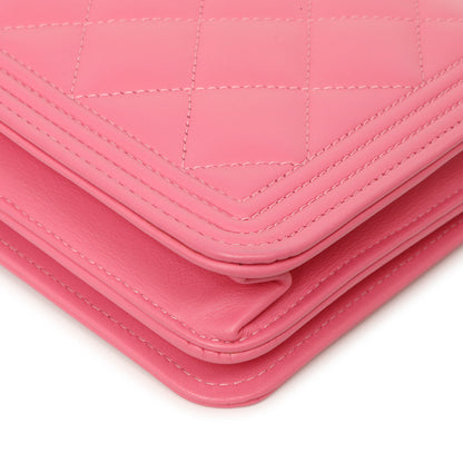 Exclusive Chanel Pink Quilted Calfskin Boy Wallet on Chain — Alternate View 7