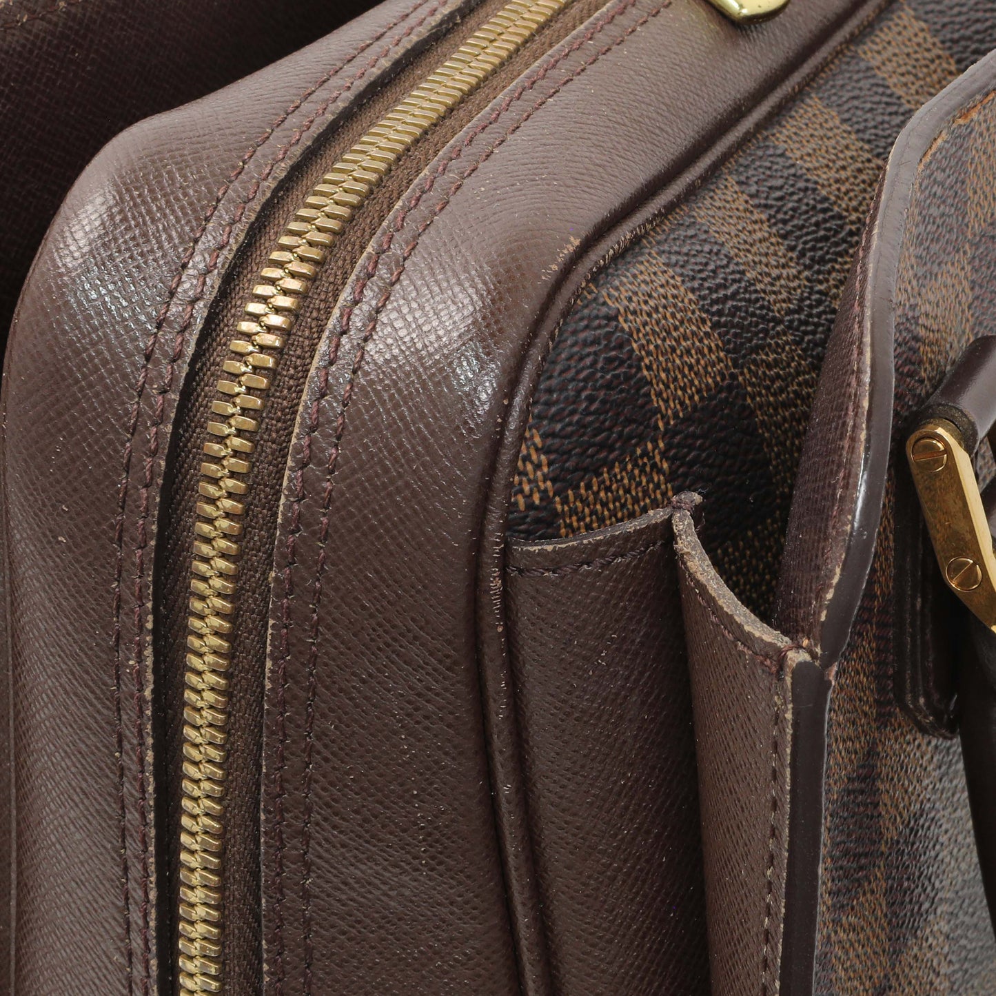 Exclusive Louis Vuitton Damier Ebene Triana Bag — Alternate View 8