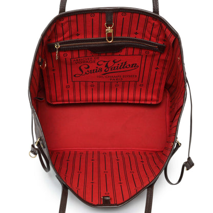 Exclusive Louis Vuitton Damier Ebene Neverfull MM — Alternate View 8