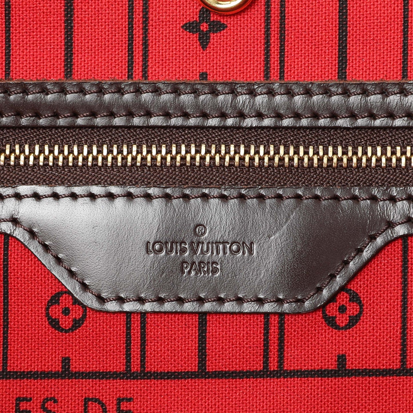 Exclusive Louis Vuitton Damier Ebene Neverfull MM — Alternate View 9