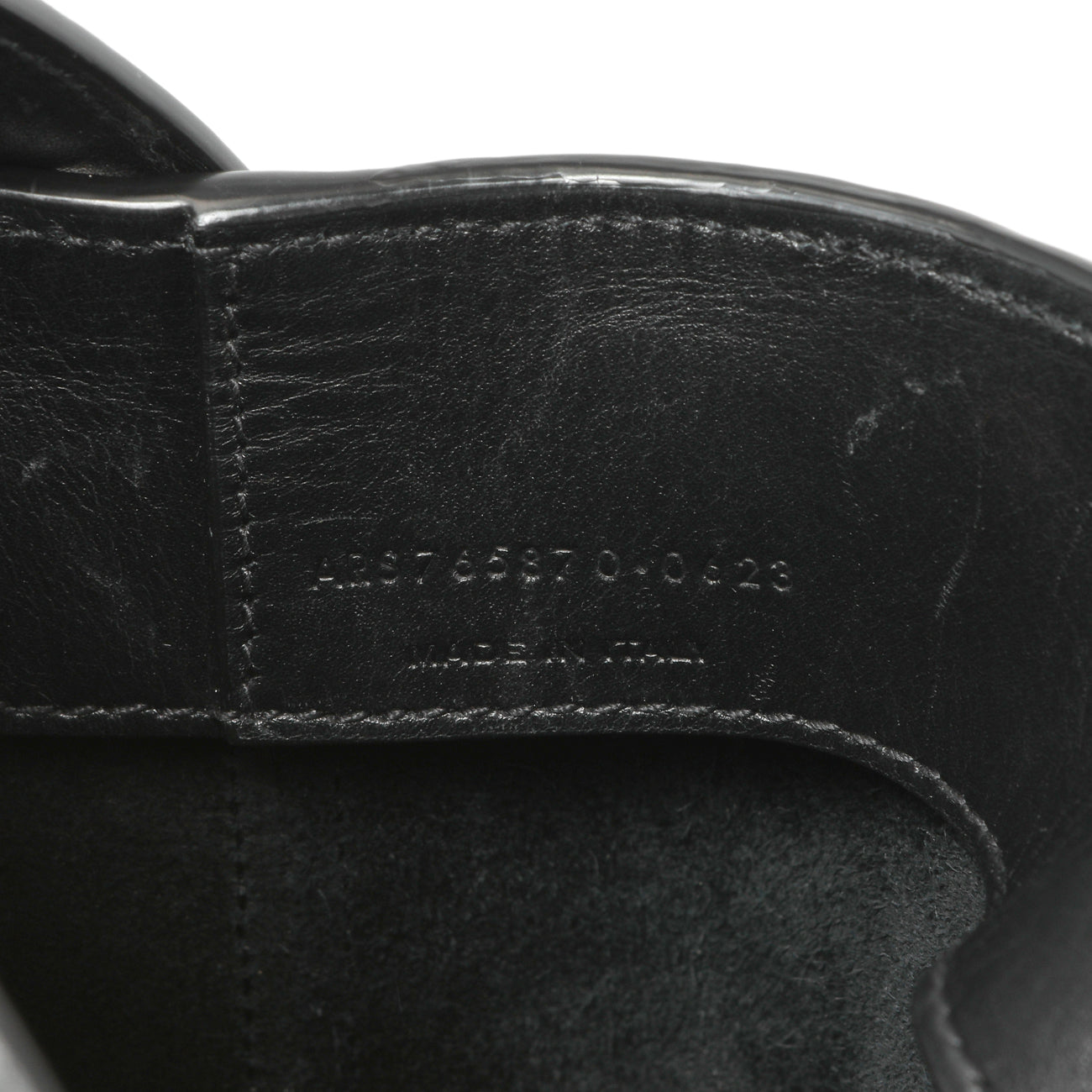 Exclusive Saint Laurent Black Calfskin Le 37 Mini Bucket Bag — Alternate View 10