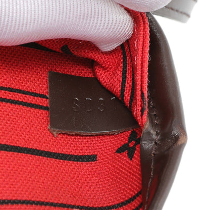 Exclusive Louis Vuitton Damier Ebene Neverfull MM — Alternate View 10