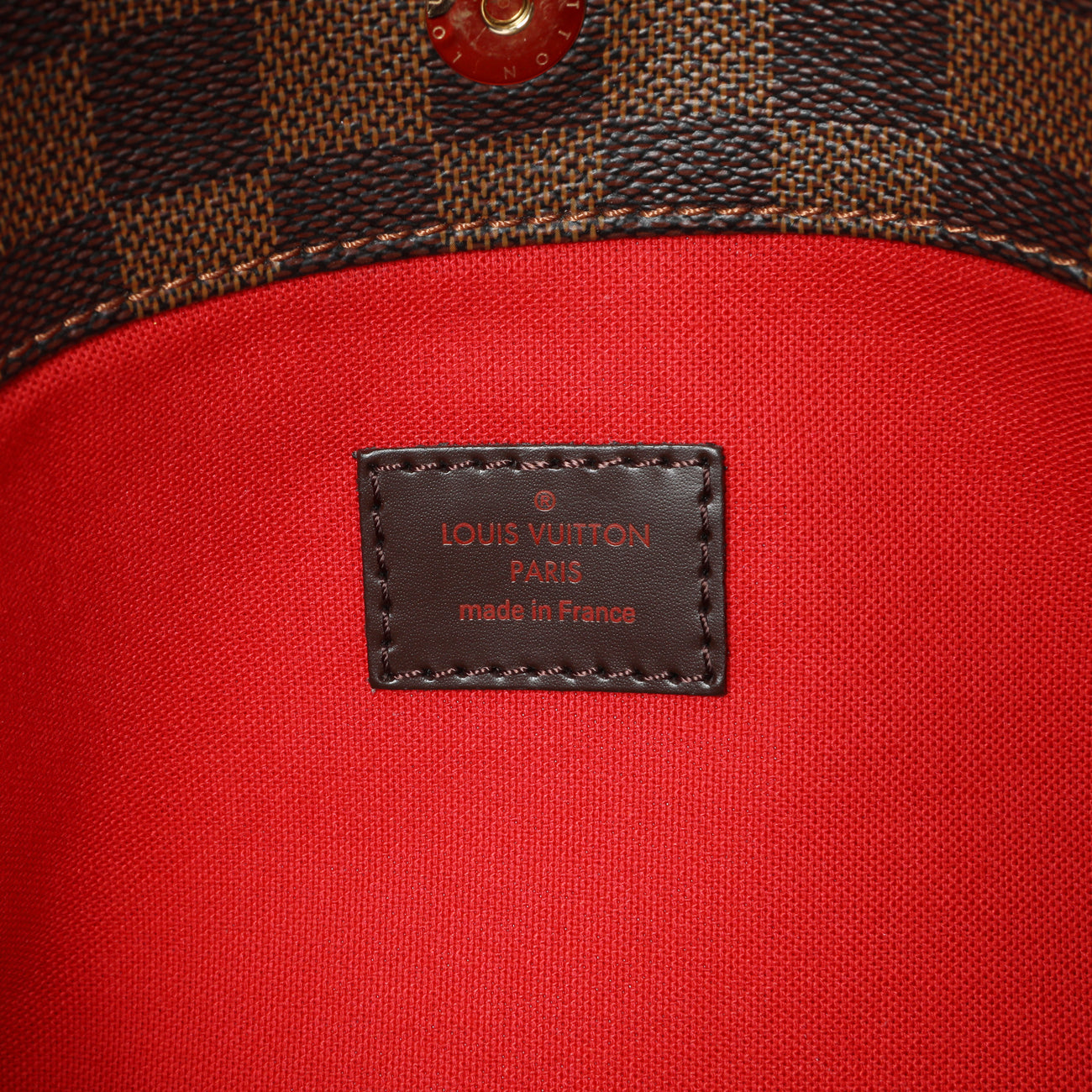 Exclusive Louis Vuitton Damier Ebene Bloomsbury PM — Detail View