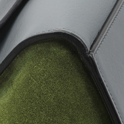 Exclusive Celine Calfskin Suede Tri-Color Medium Trapeze — Top View