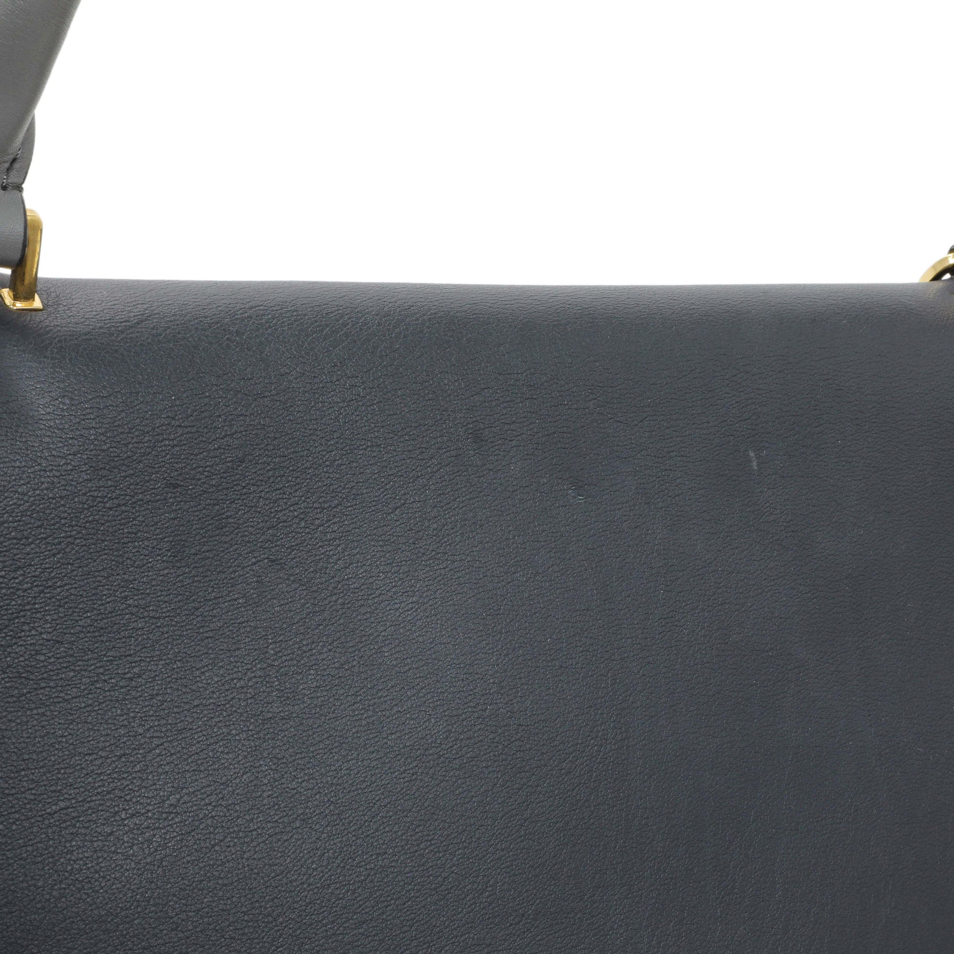 Exclusive Celine Calfskin Suede Tri-Color Medium Trapeze — Alternate View 12