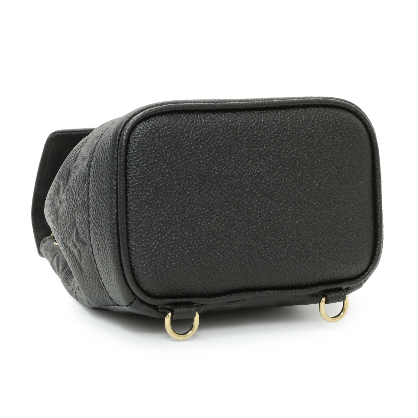 Exclusive Louis Vuitton Black Empreinte Nano Noe Backpack — Back View