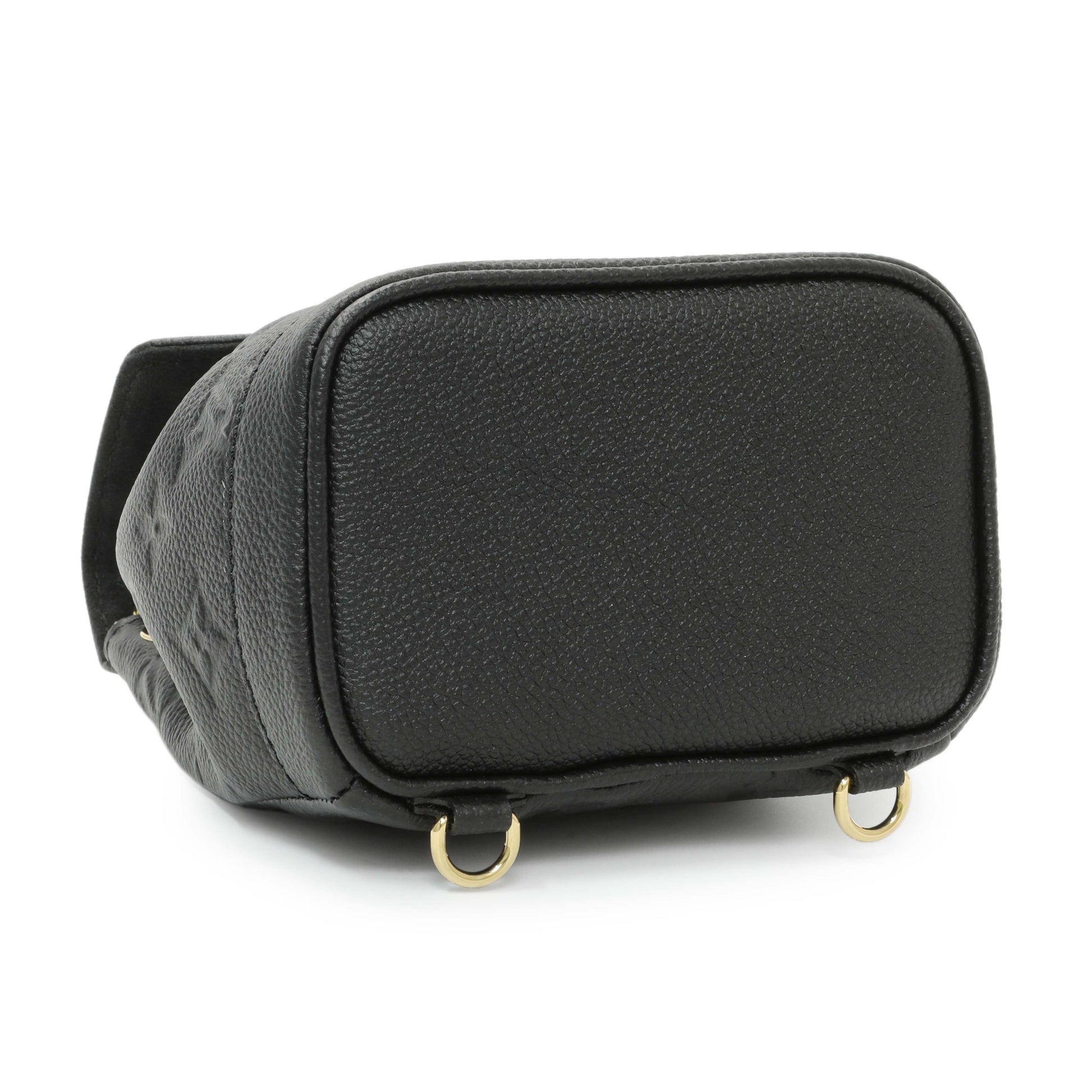 Exclusive Louis Vuitton Black Empreinte Nano Noe Backpack — Back View