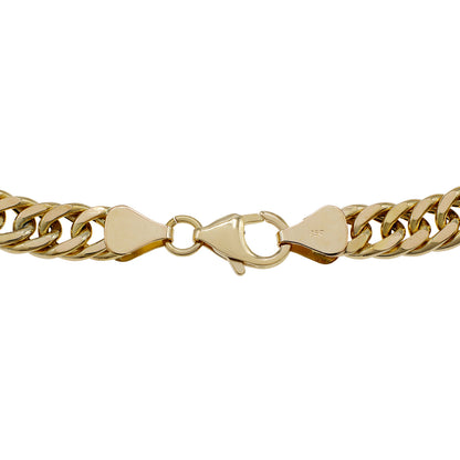 Exclusive 18K Yellow Gold Curb Link Bracelet — Side View