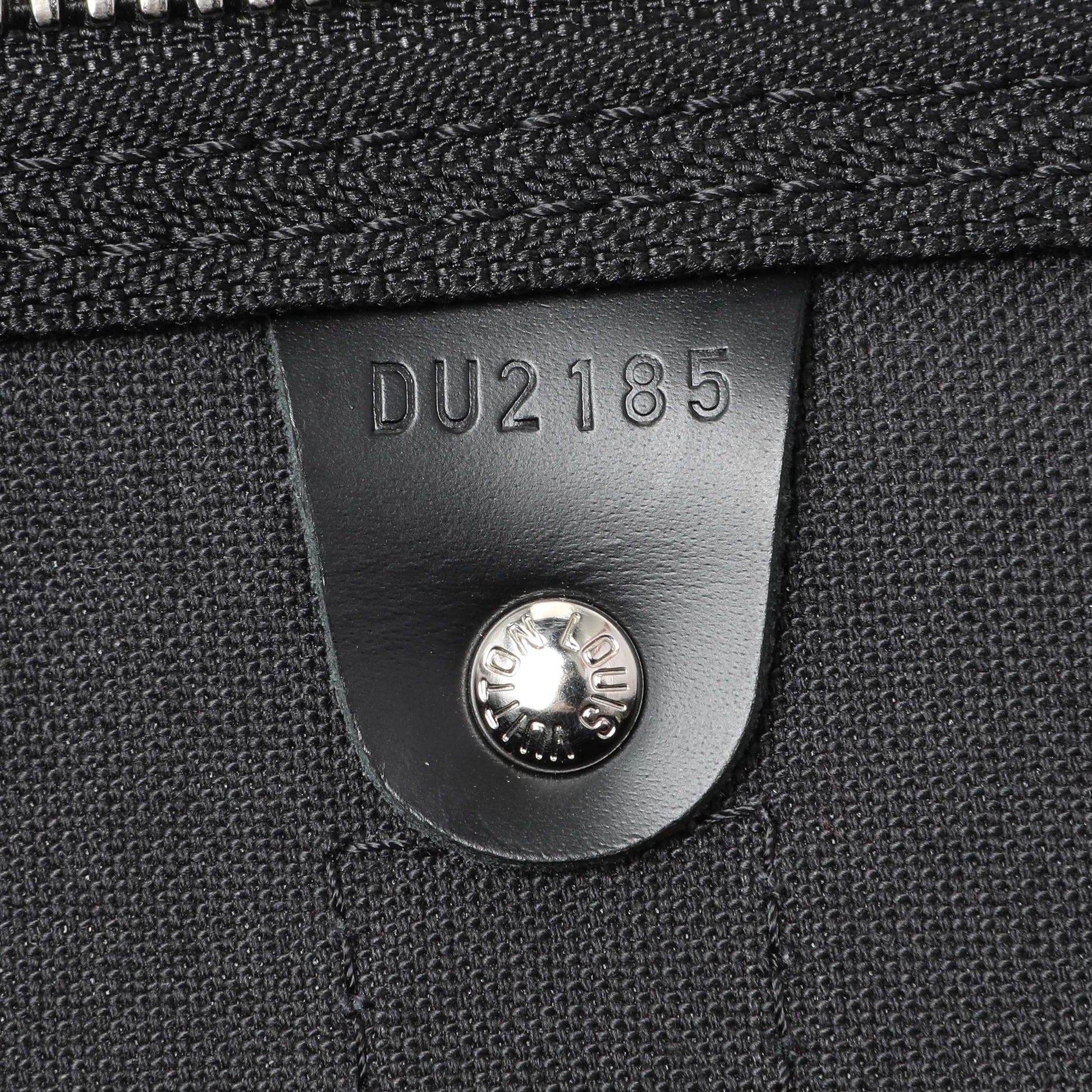 Exclusive Louis Vuitton Damier Graphite Keepall 55 Bandouliere — Lifestyle View
