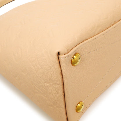 Exclusive Louis Vuitton Beige Empreinte V Tote MM — Lifestyle View