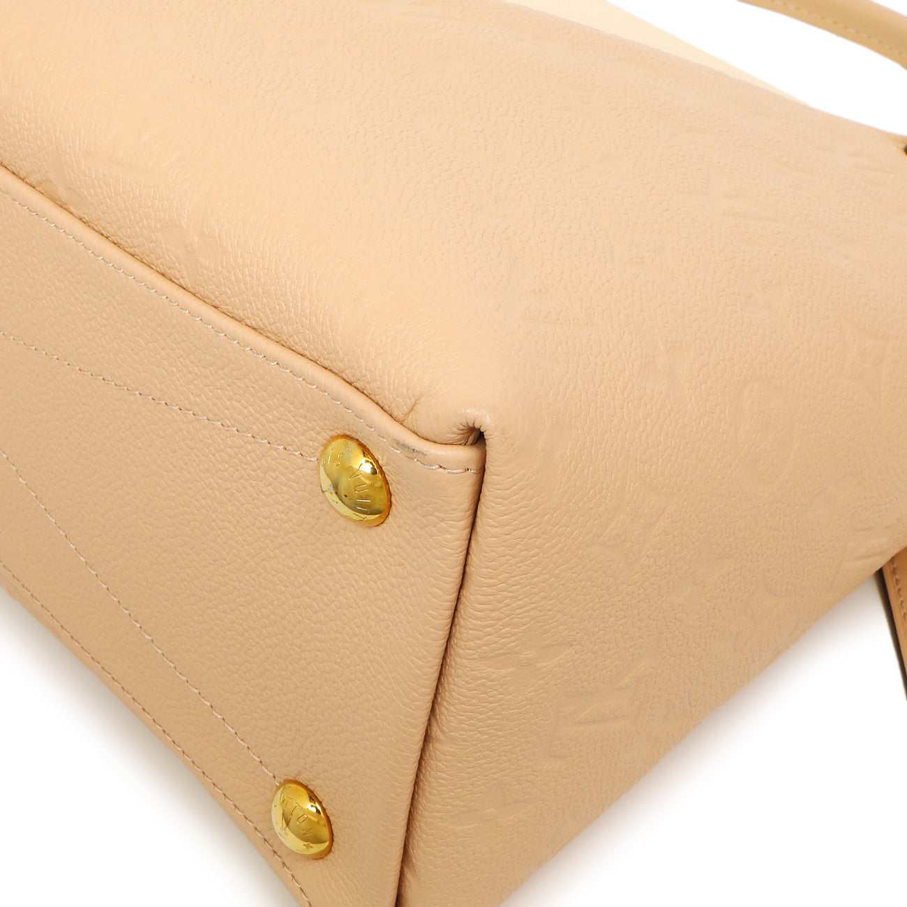 Exclusive Louis Vuitton Beige Empreinte V Tote MM — Alternate View 7