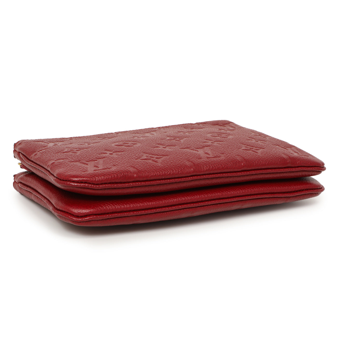 Exclusive Louis Vuitton Cherry Berry Empreinte Double Zip Pochette — Back View