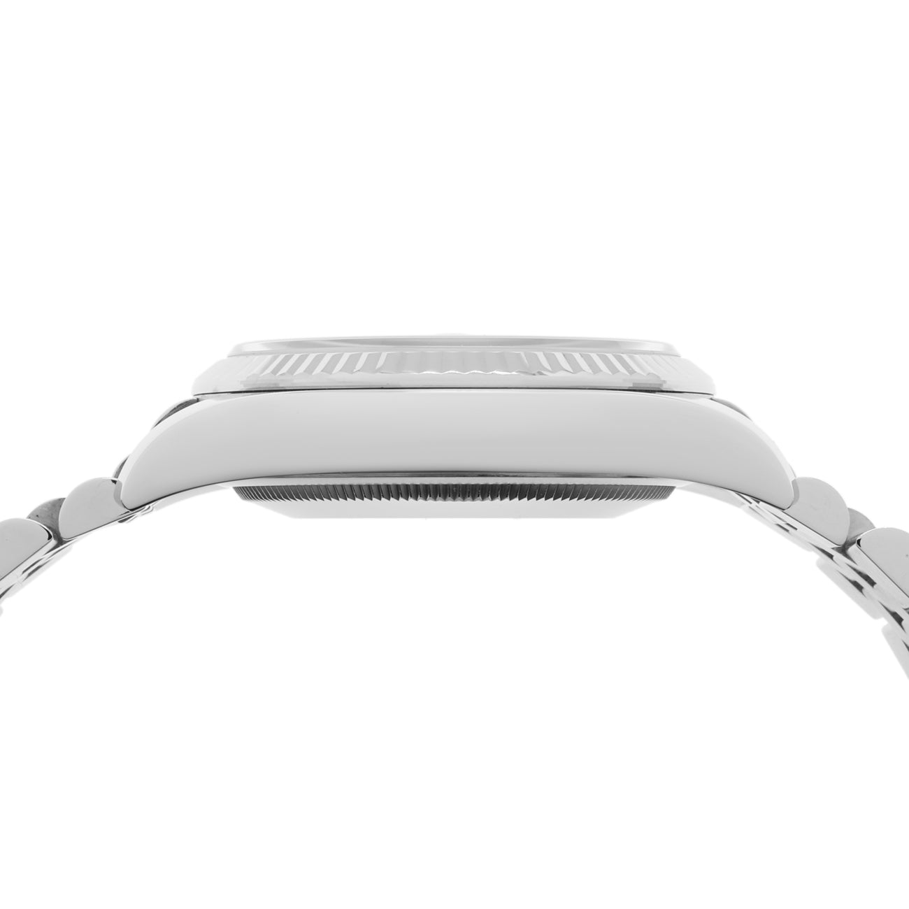 Exclusive Rolex Stainless Steel 18K White Gold Diamond Datejust 36 116234 — Back View