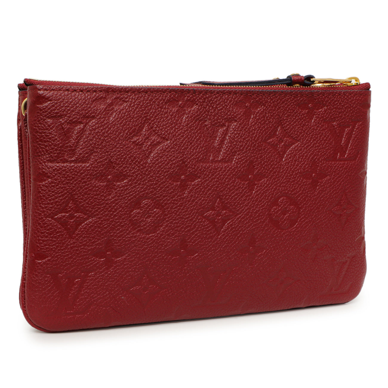 Exclusive Louis Vuitton Cherry Berry Empreinte Double Zip Pochette — Side View