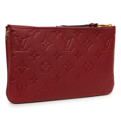 Exclusive Louis Vuitton Cherry Berry Empreinte Double Zip Pochette — Side View