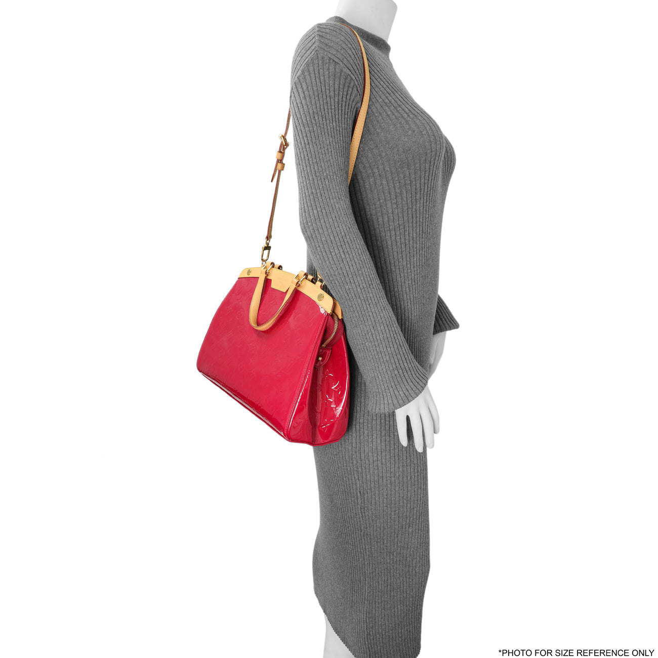 Exclusive Louis Vuitton Rose Indian Vernis Brea MM — Alternate View 7