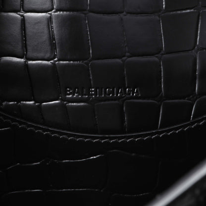 Exclusive Balenciaga Black Crocodile Embossed Neo Classic Hardware S City — Alternate View 9