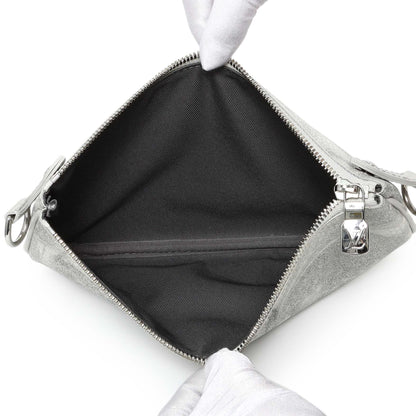Exclusive Louis Vuitton Stone Grey Damier Salt Trio Messenger — Alternate View 10