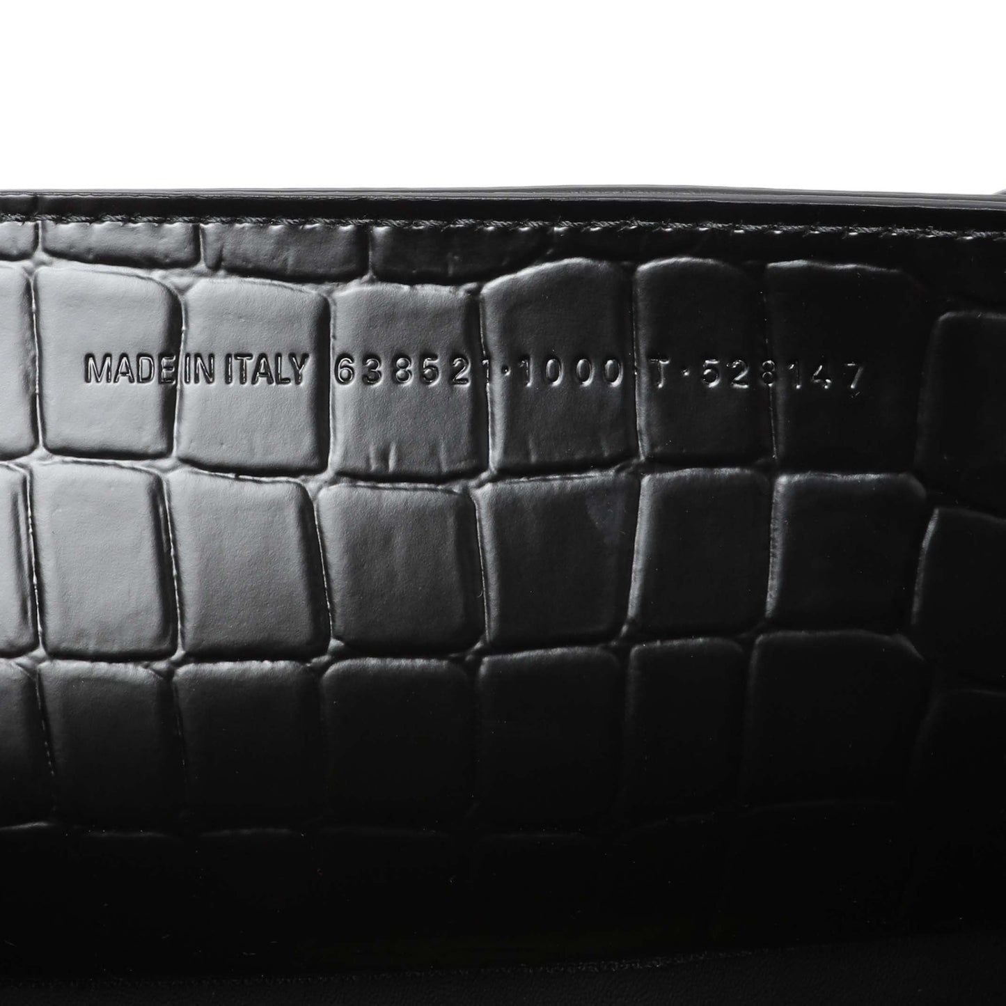 Exclusive Balenciaga Black Crocodile Embossed Neo Classic Hardware S City — Alternate View 10