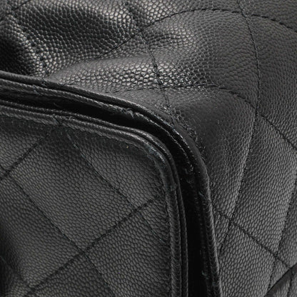 Exclusive Chanel Black Caviar Quilted Small Chanel 25 Handbag — Lifestyle View