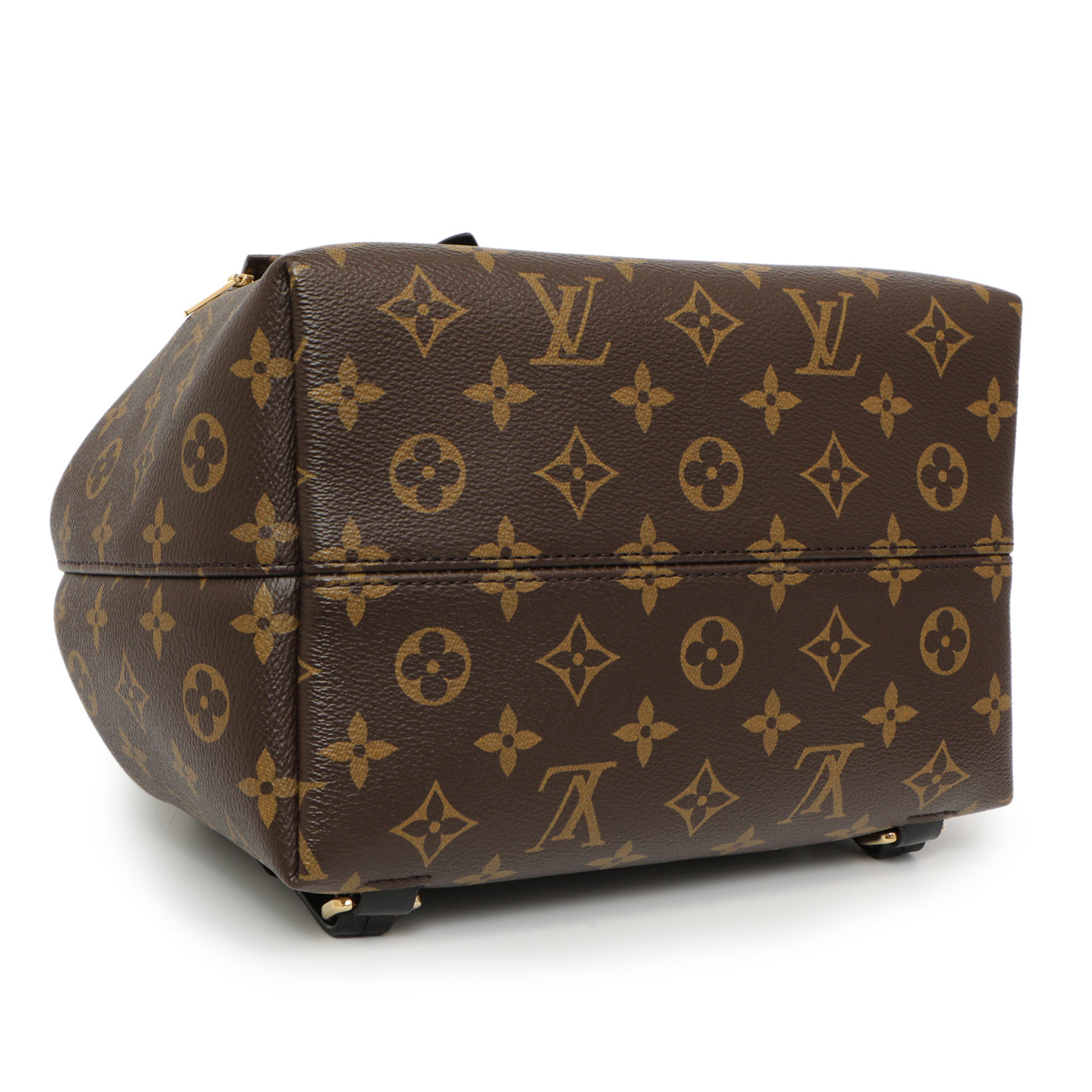 Exclusive Louis Vuitton Black Monogram Montsouris PM — Back View