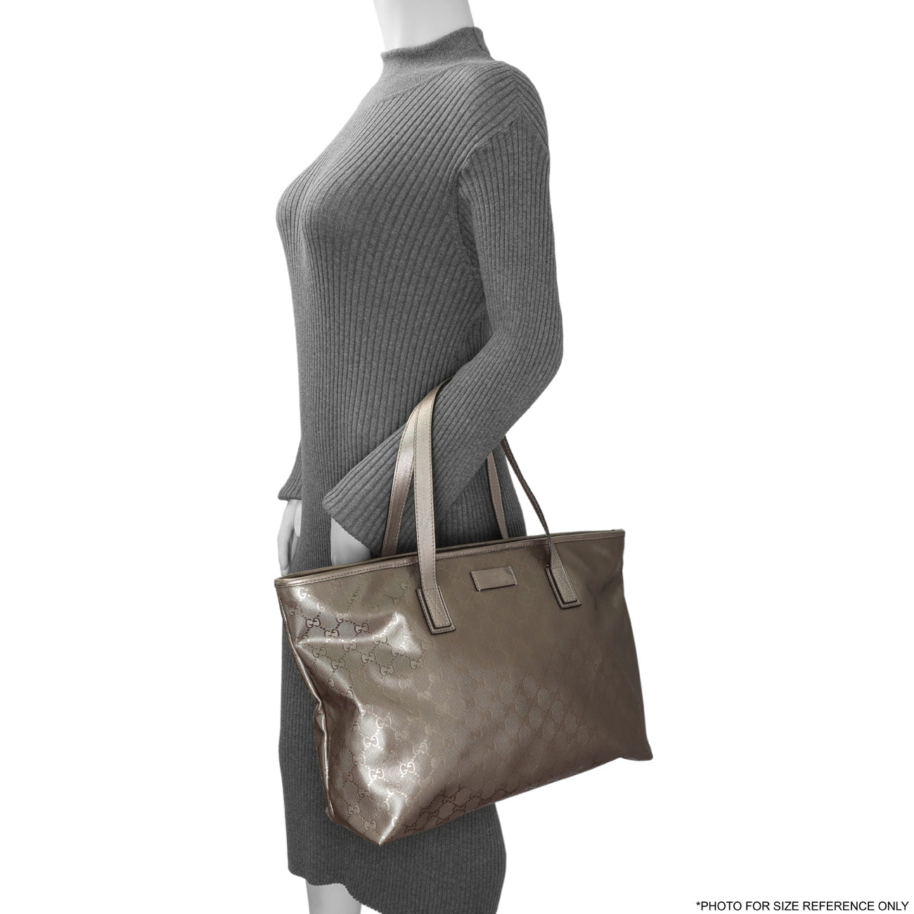 Exclusive Gucci Mauve Imprime Monogram Zipped Tote — Alternate View 14
