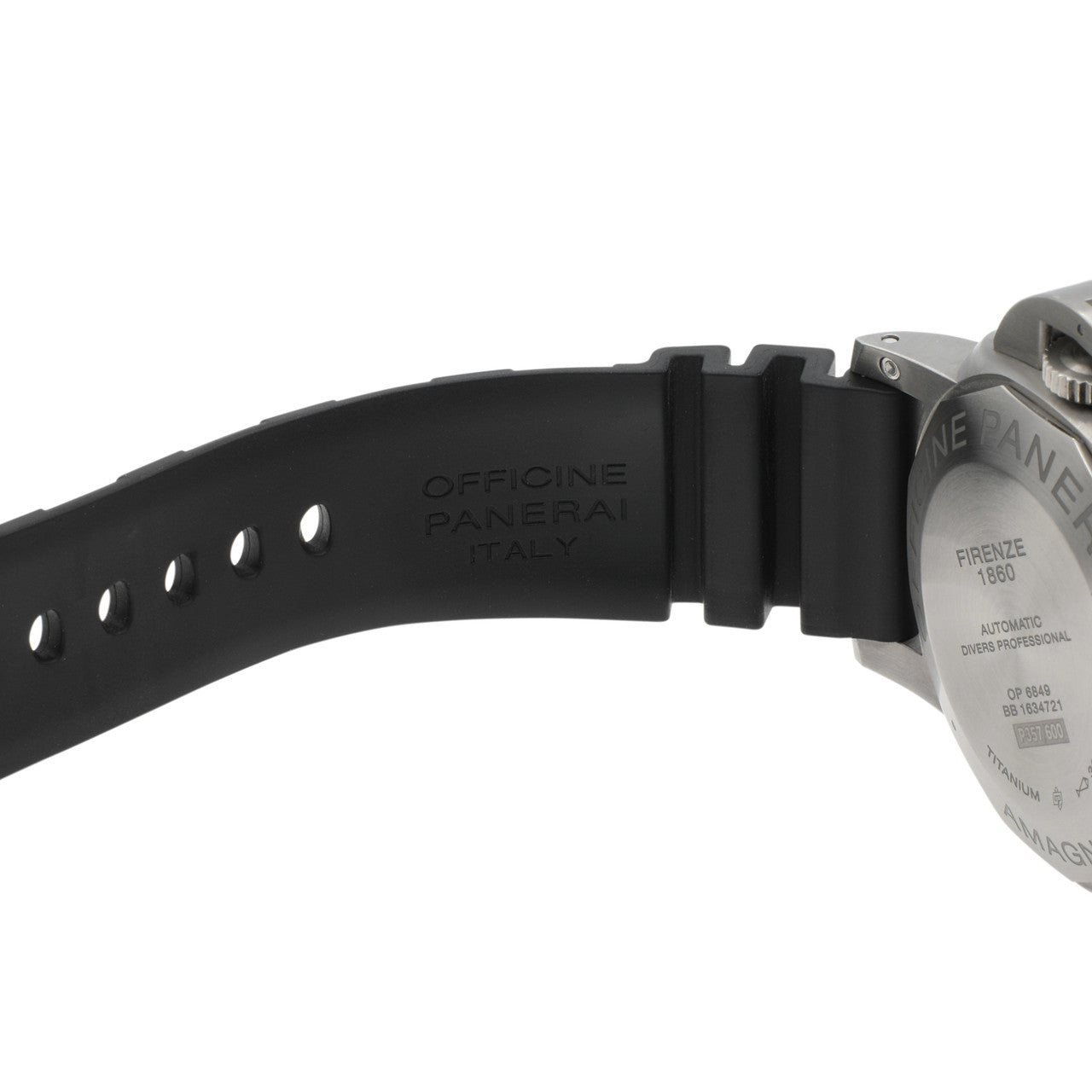 Exclusive Panerai Titanium Luminor 1950 Submersible Amagnetic 3 Days PAM00389 — Top View